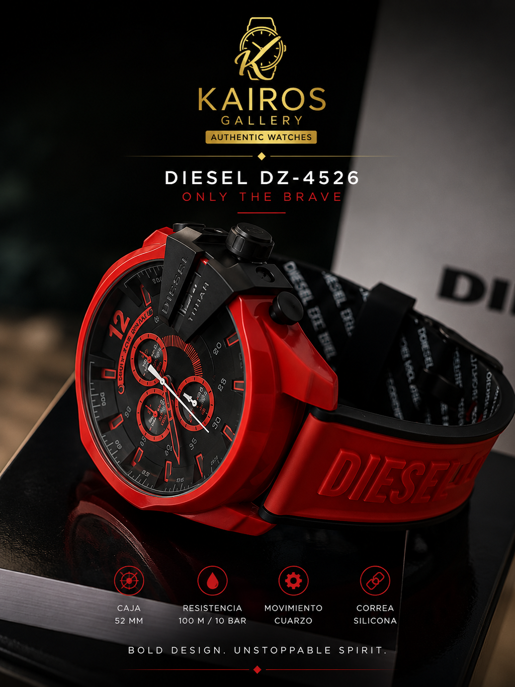 ⌚ Diesel DZ4526 Mega Chief – 100% Original
