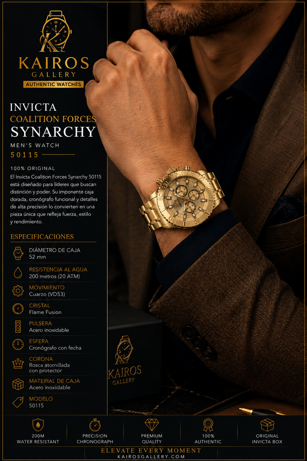 Invicta Coalition Forces Synarchy Men’s (50115)