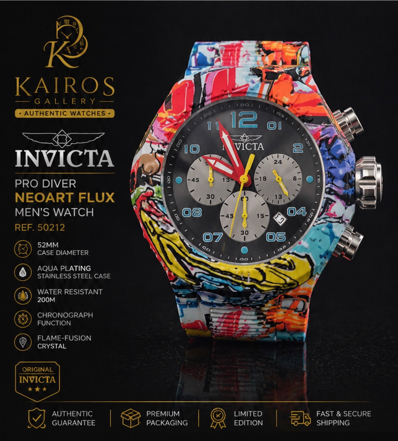 Invicta Pro Diver NeoArt Flux Men's
