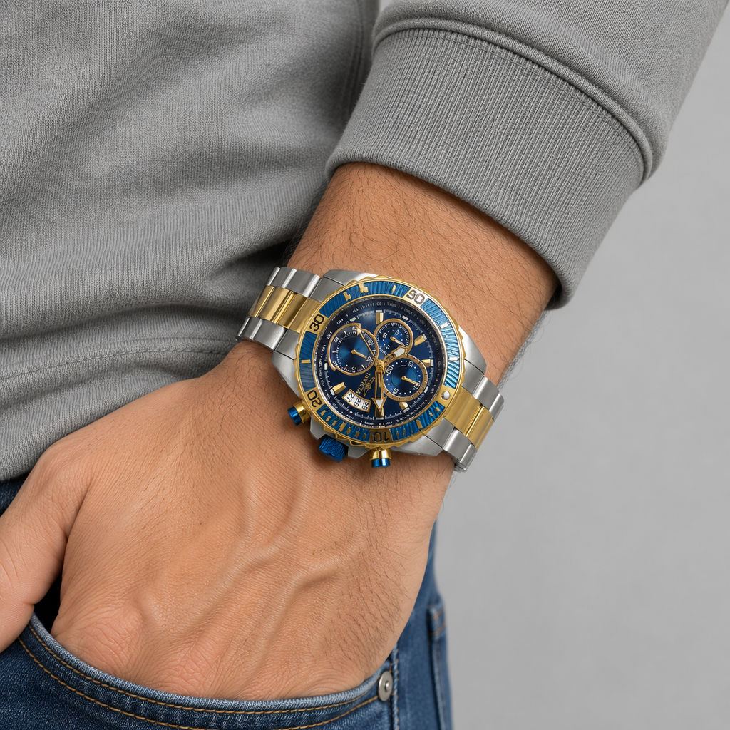 Invicta Pro Diver SCUBA Men's - 45mm. Steel, Gold (22415) 100% Original