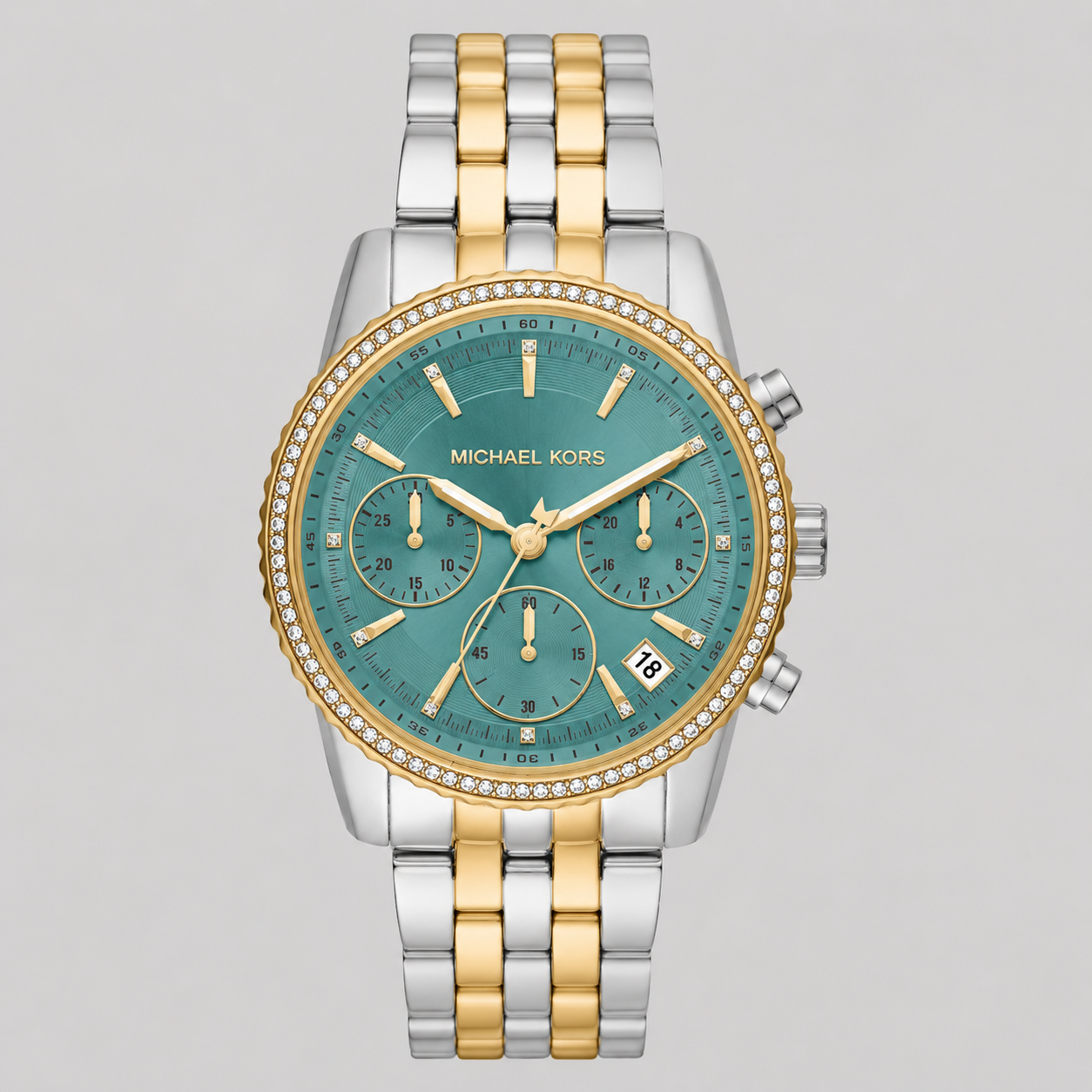 Michael kors Women's Bryant Chronograph Two-Tone Stainless Steel Watch, 35mm
