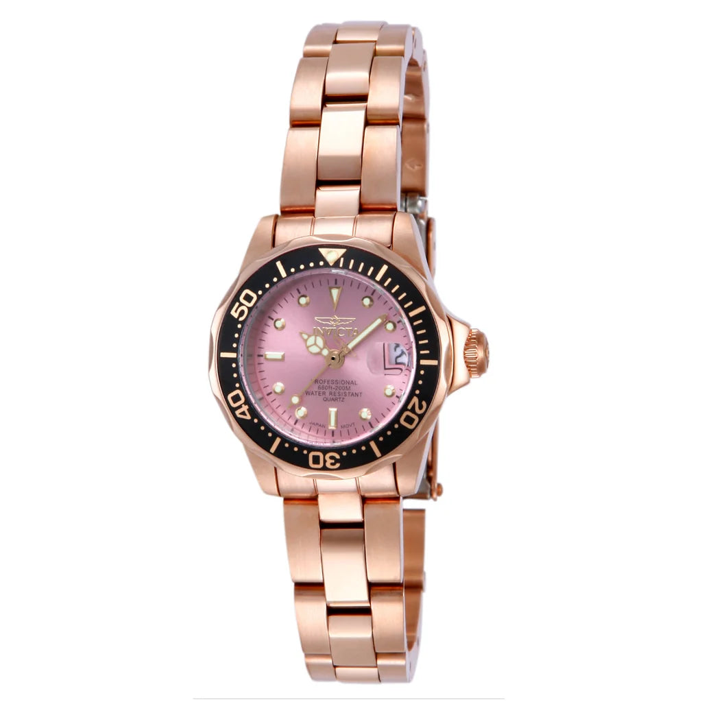 Invicta Pro Diver Auredrift Women's Watch - 24.5mm, Rose Gold (ZG-14100)
