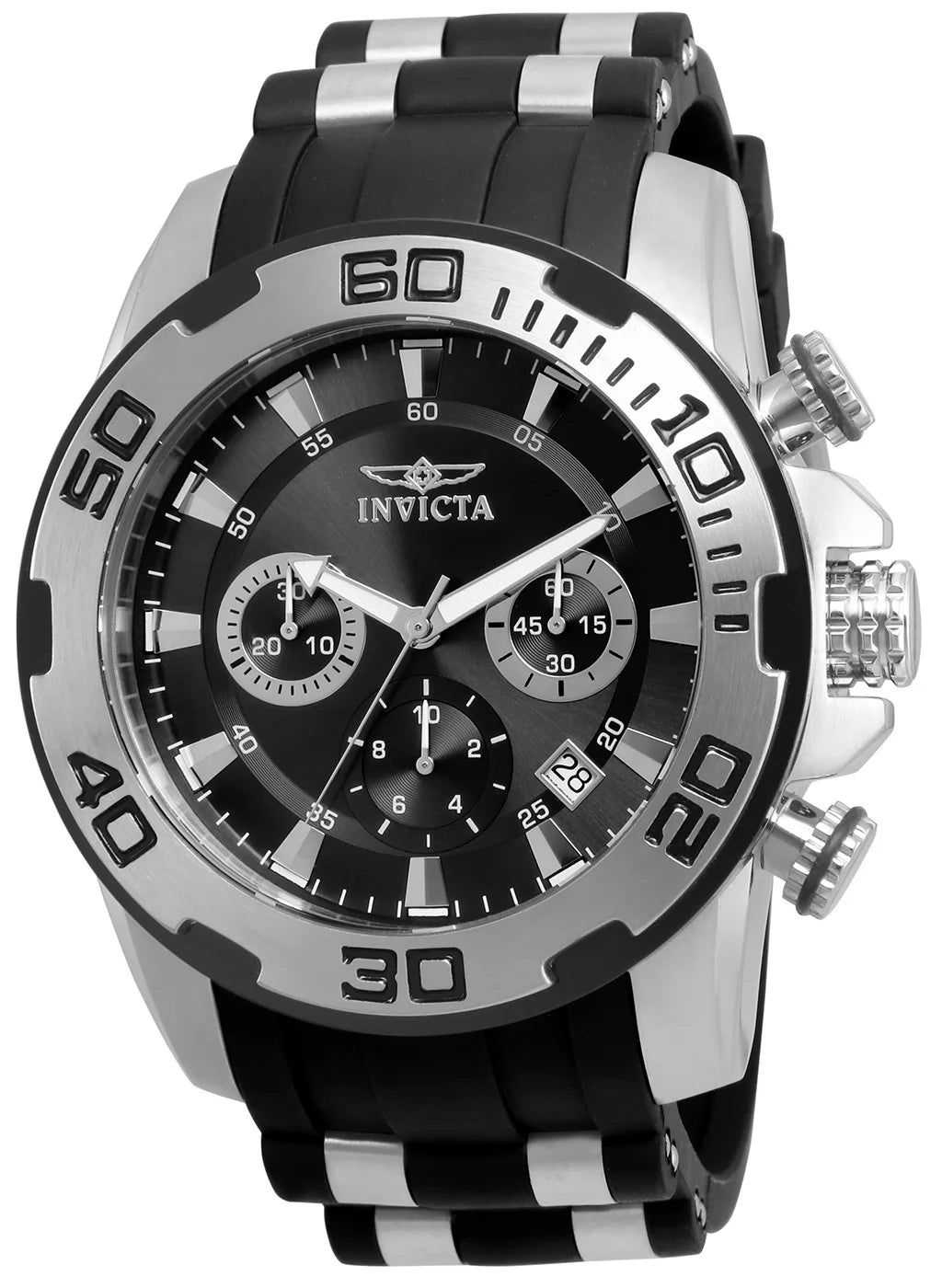 Invicta Men's 22311 Pro Diver Quartz Chronograph Black Dial Watch