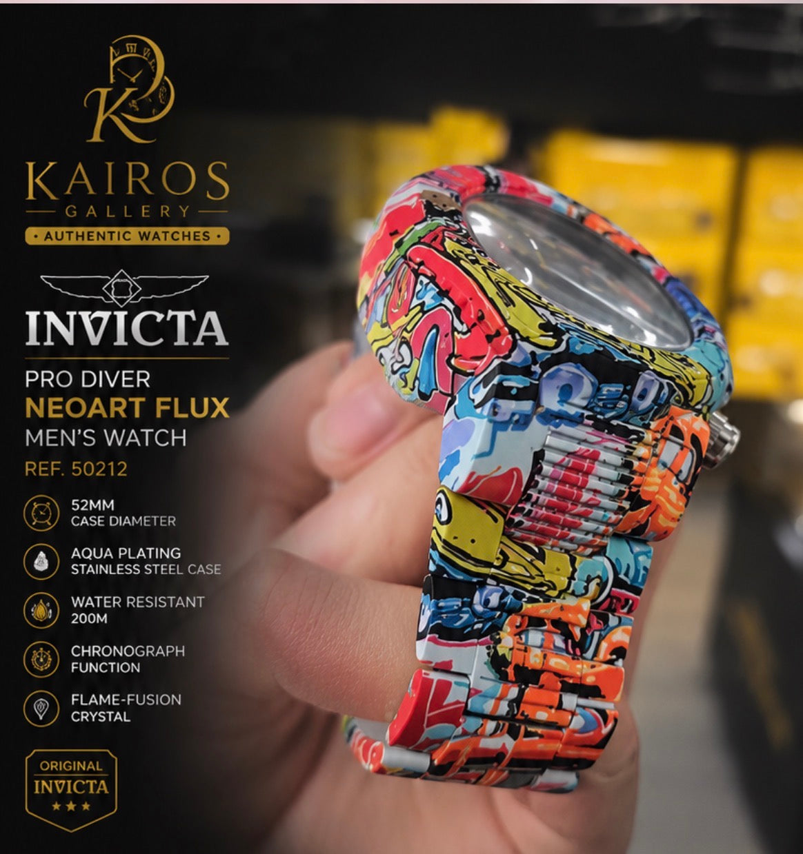 Invicta Pro Diver NeoArt Flux Men's