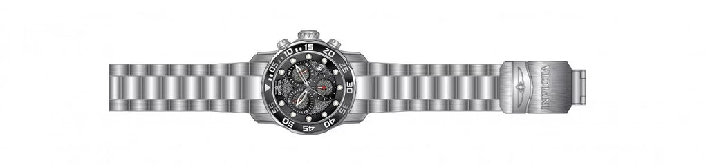 Invicta Men's 19836 Pro Diver Quartz 3 Hand Black, Silver Dial Watch