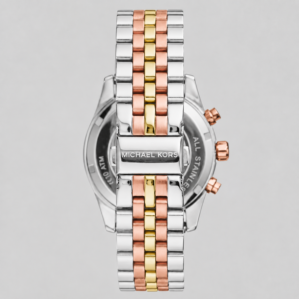 Michael kors Women's Lexington Tri-Tone Stainless Steel Watch 38mm