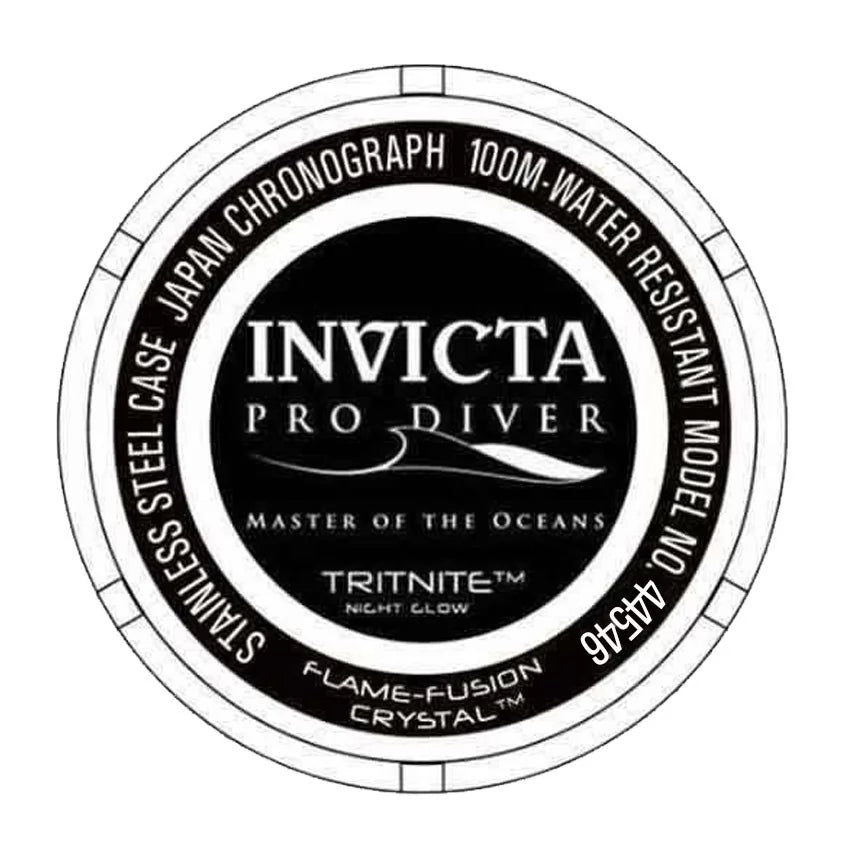 Invicta Women's 44546 Pro Diver Quartz VD53 Black Dial Watch