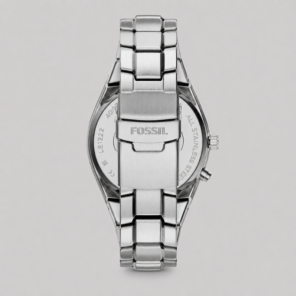 Fossil Y2K Big Tic 40MM Stainless Steel Watch 100% Original