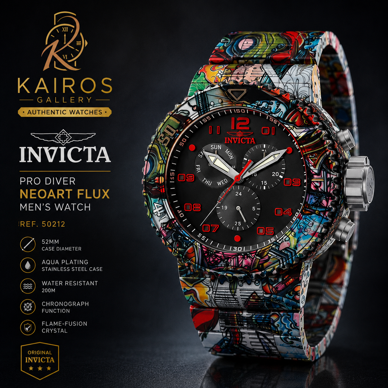 Invicta Pro Diver NeoArt Flux Men's