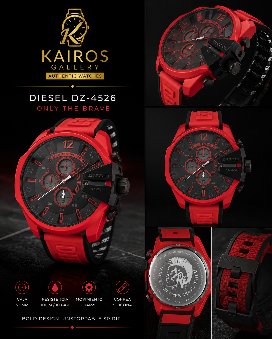 ⌚ Diesel DZ4526 Mega Chief – 100% Original