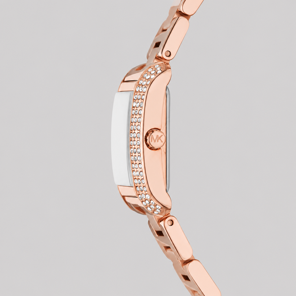 Michael kors Women's Emery Three-Hand Rose Gold-Tone Stainless Steel Watch 22mm