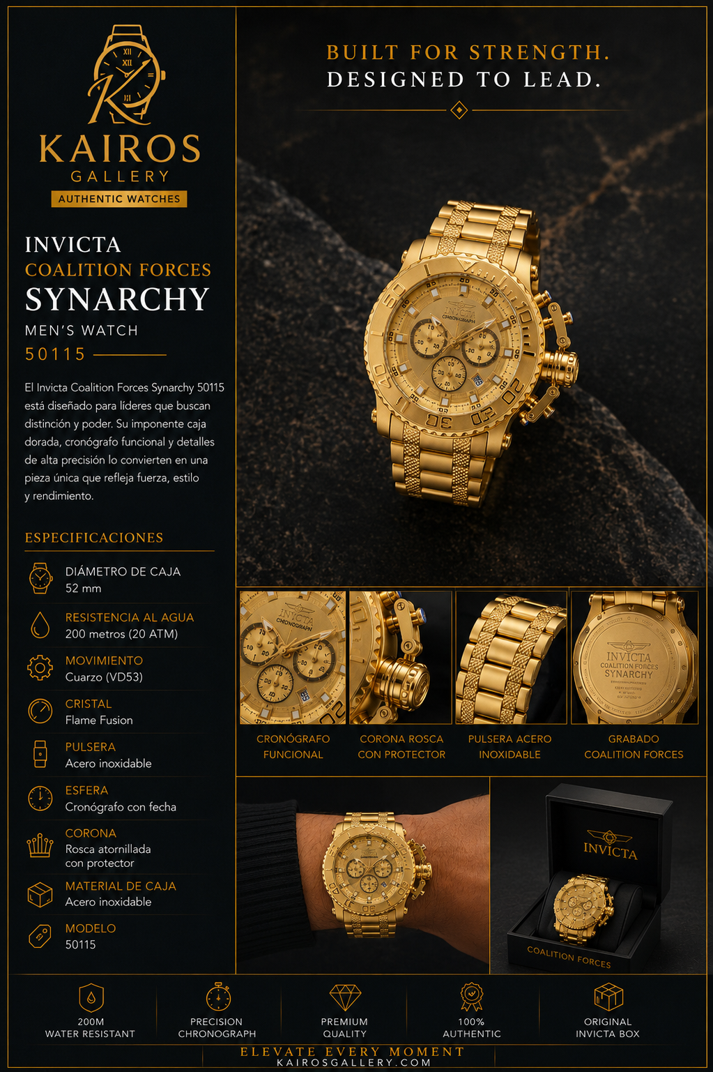 Invicta Coalition Forces Synarchy Men’s (50115)