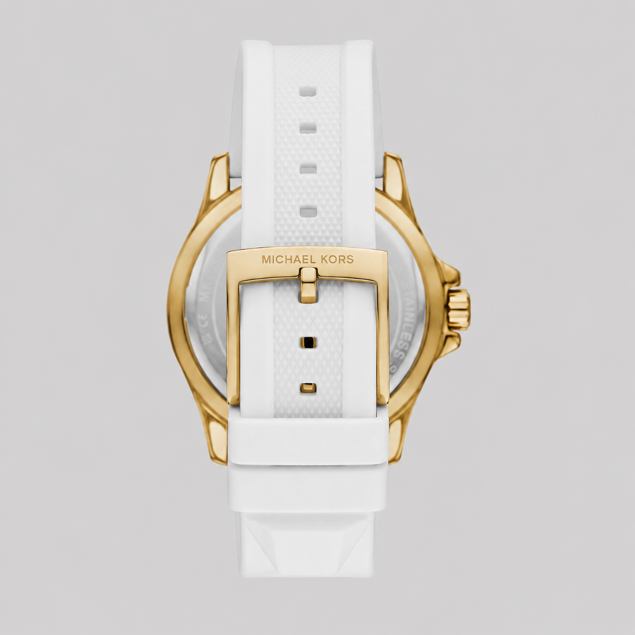 Michael kors Women's Everest Three-Hand White Silicone Watch, 40mm