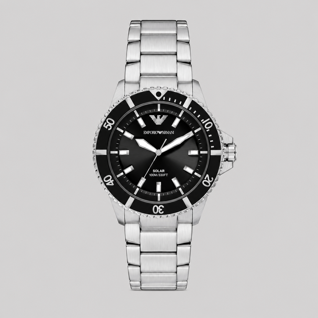 EMPORIO ARMANI WORLD EXPLORER SOLAR POWERED WATCH