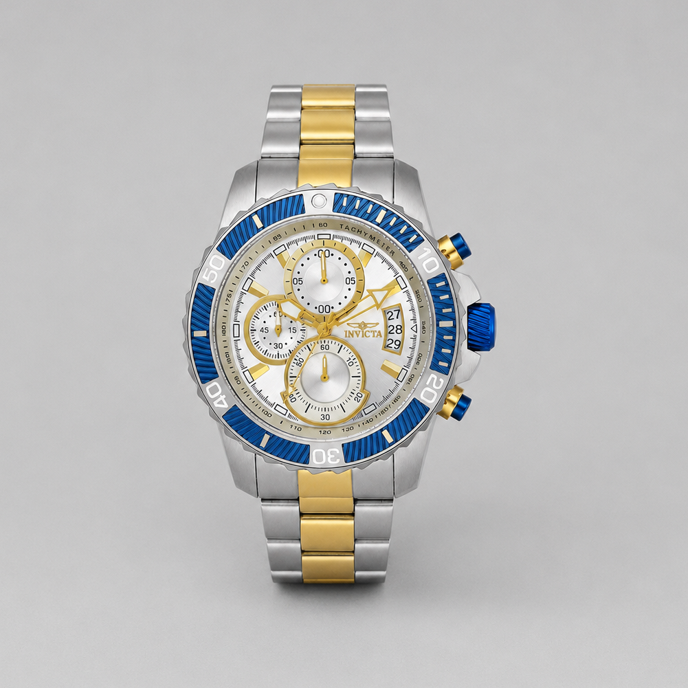 Invicta Pro Diver SCUBA Men's - 45mm. Steel, Gold (23994) 100% Original