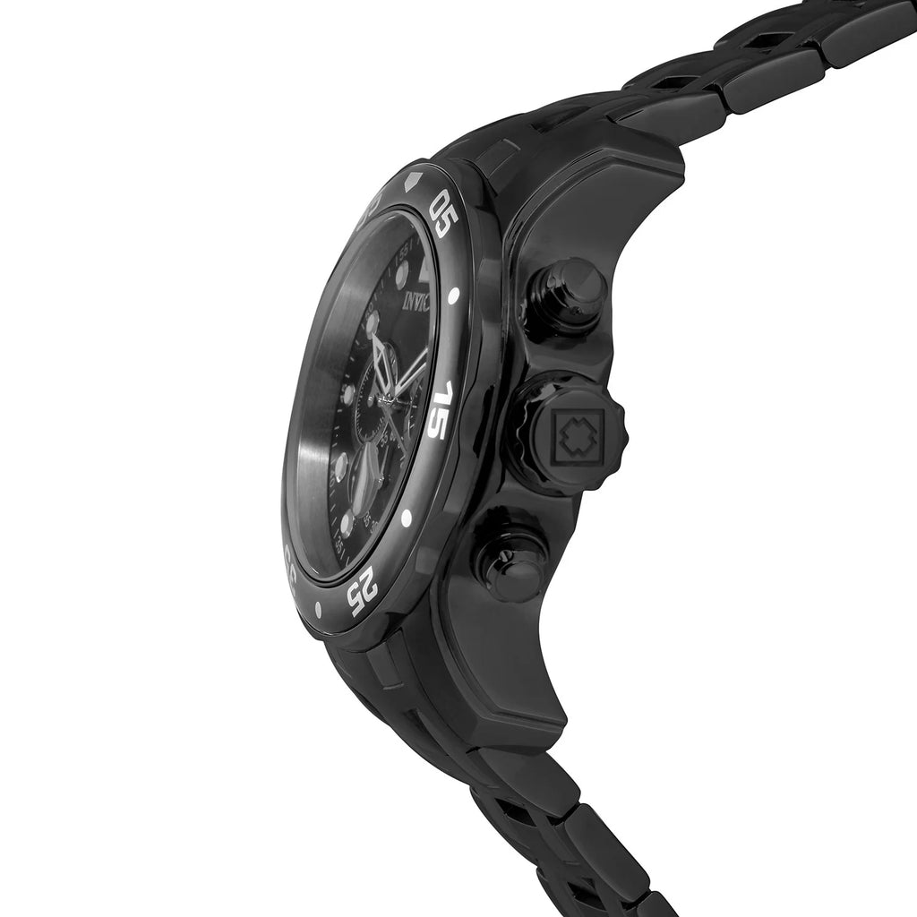 Invicta Men's 0076 Pro Diver Quartz Chronograph Black Dial Watch