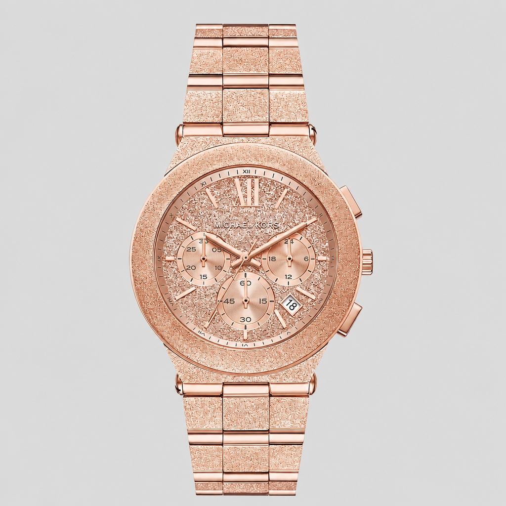 Michael kors Women's Billie Chronograph Rose Gold-Tone Stainless Steel Watch, 40mm