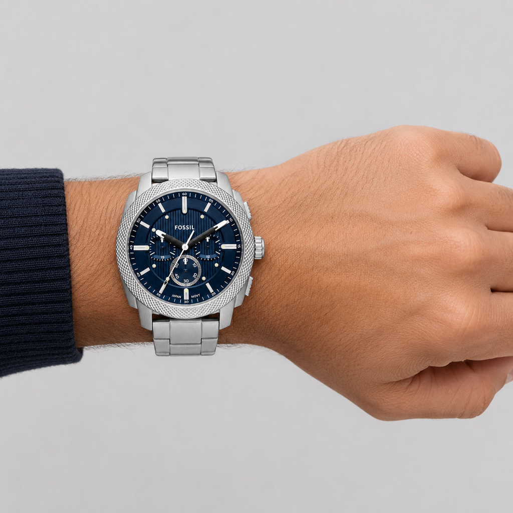 Fossil Men's Machine Chronograph Stainless Steel Watch, 44mm
