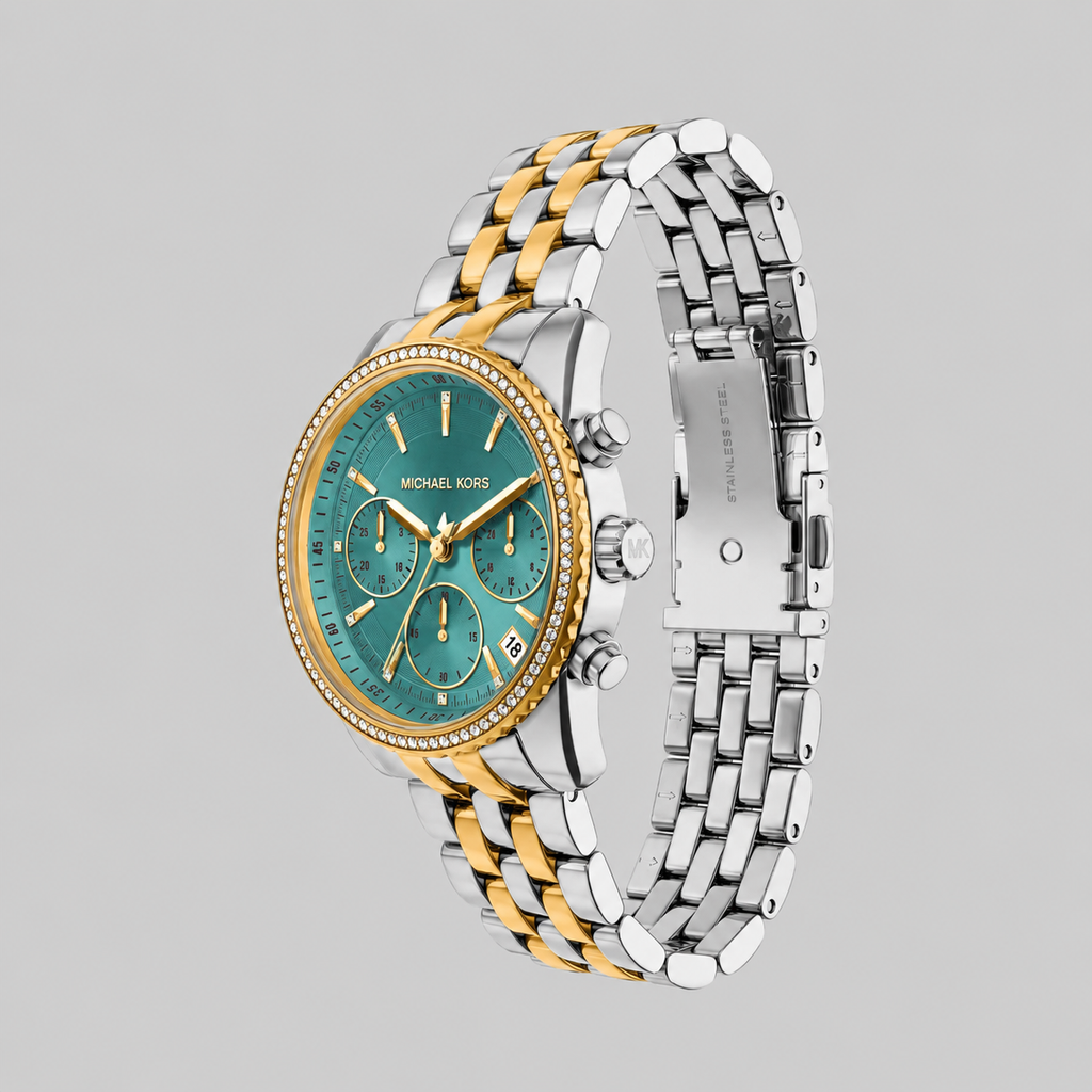 Michael kors Women's Bryant Chronograph Two-Tone Stainless Steel Watch, 35mm