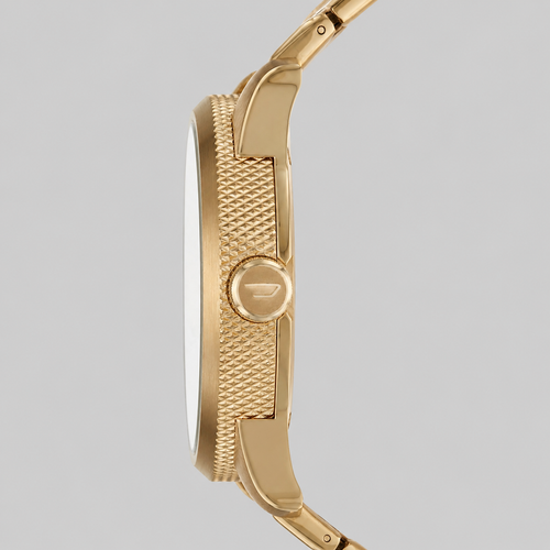 Diesel DZ1761 - Men's Rasp Gold-Tone Stainless Steel Bracelet 46x53mm DZ1761