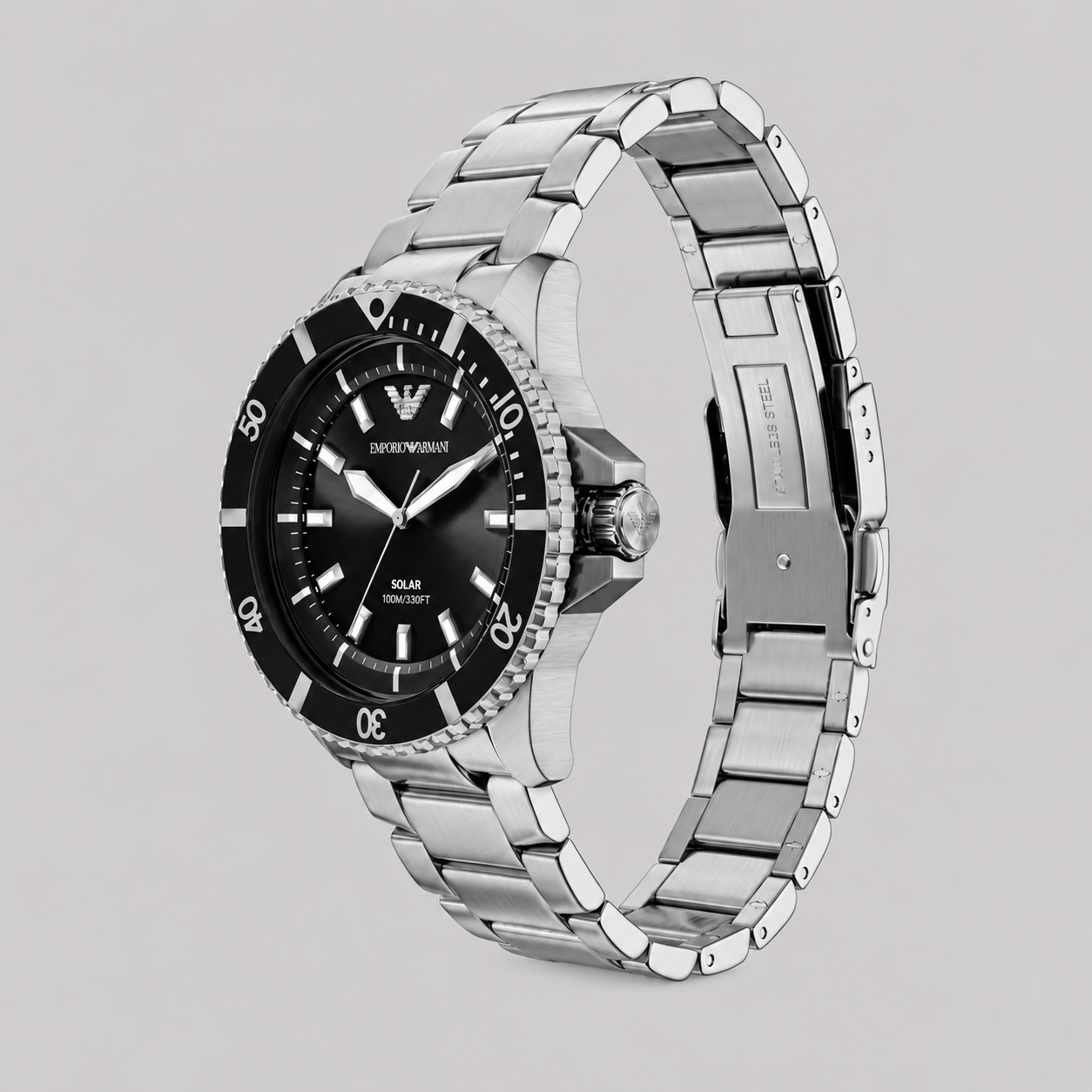 EMPORIO ARMANI WORLD EXPLORER SOLAR POWERED WATCH