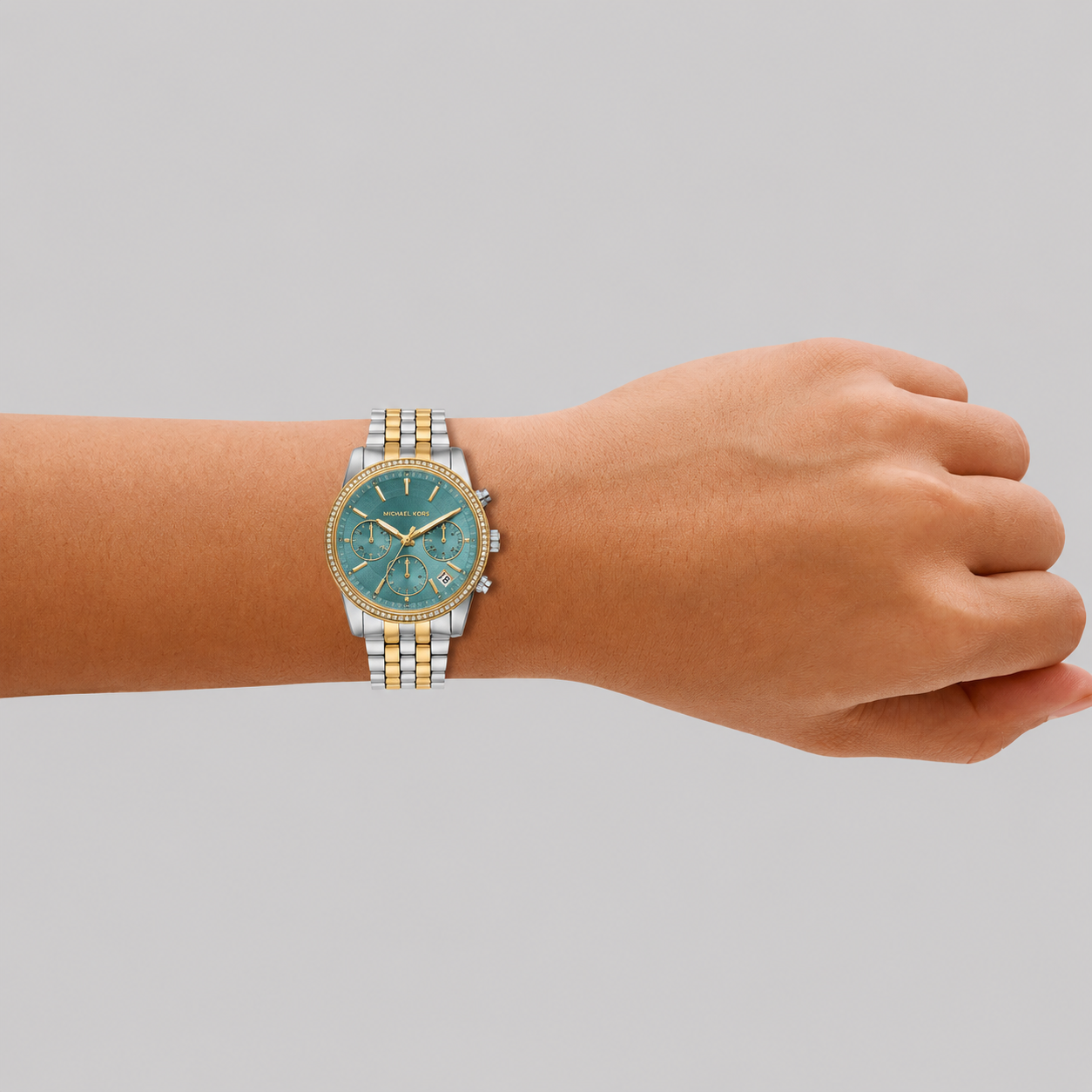 Michael kors Women's Bryant Chronograph Two-Tone Stainless Steel Watch, 35mm
