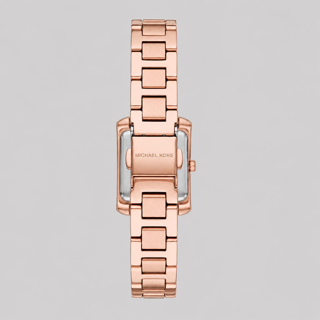 Michael kors Women's Emery Three-Hand Rose Gold-Tone Stainless Steel Watch 22mm