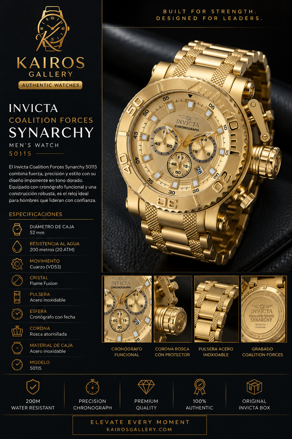Invicta Coalition Forces Synarchy Men’s (50115)