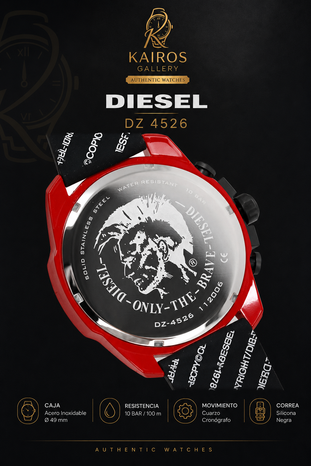 ⌚ Diesel DZ4526 Mega Chief – 100% Original