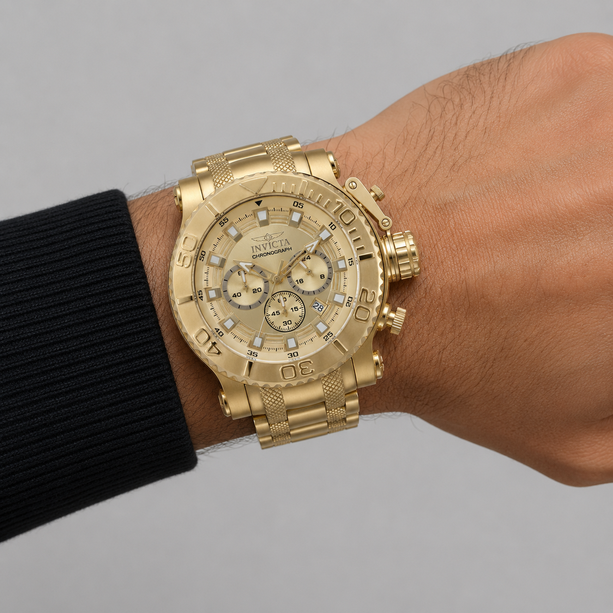 Invicta Coalition Forces Synarchy Men's Watch - 52mm. Gold (50115) 100% Original