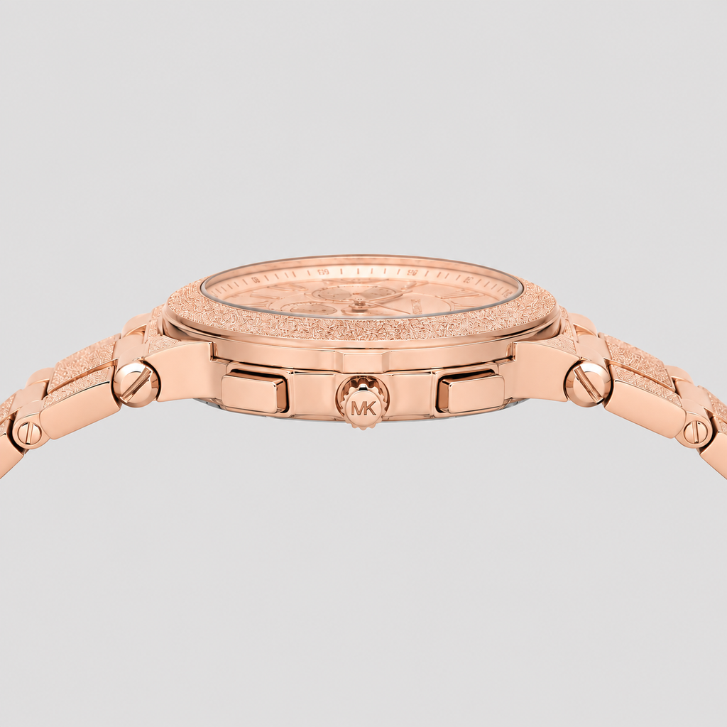 Michael kors Women's Billie Chronograph Rose Gold-Tone Stainless Steel Watch, 40mm