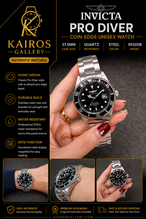 Invicta Pro Diver Coin-Edge Unisex Watch