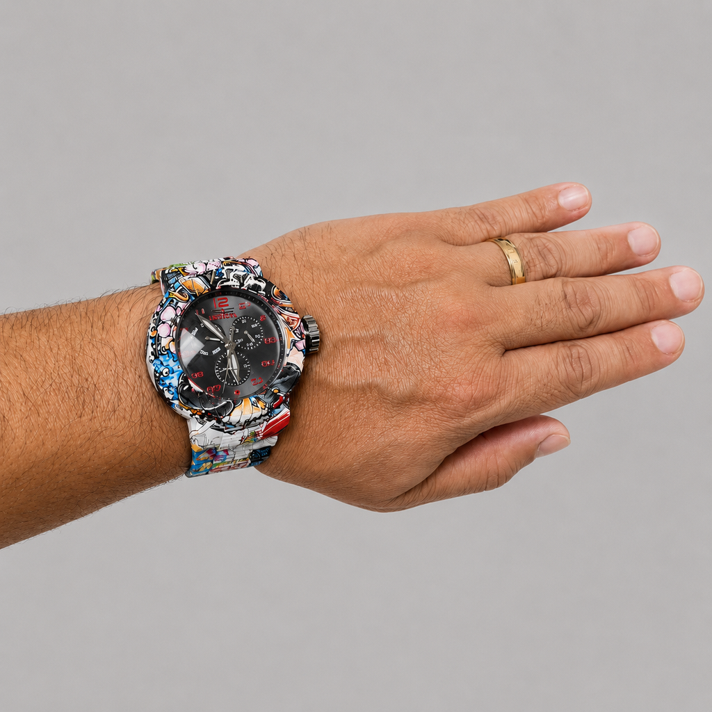 Invicta Pro Diver - NeoArt Flux Men's - 52mm. Aqua Plating. Steel (50212) 100% Original
