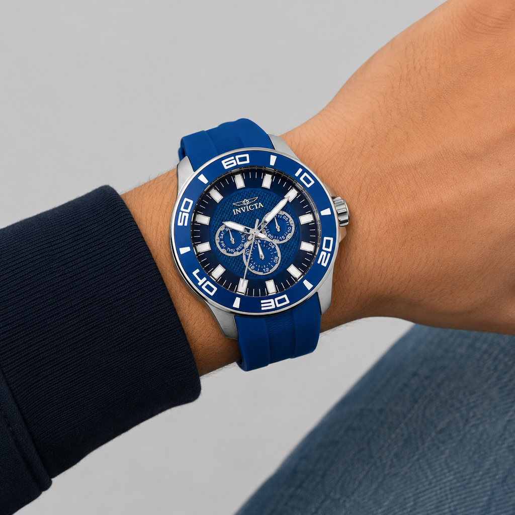 Invicta Pro Diver Impact Men's - 50mm. Blue (AIC-28003) 100% Original