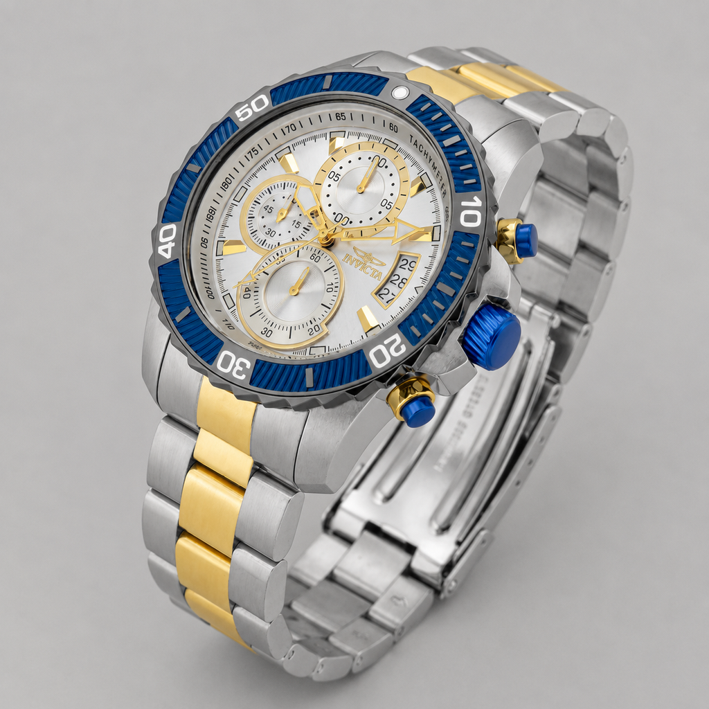 Invicta Pro Diver SCUBA Men's - 45mm. Steel, Gold (23994) 100% Original