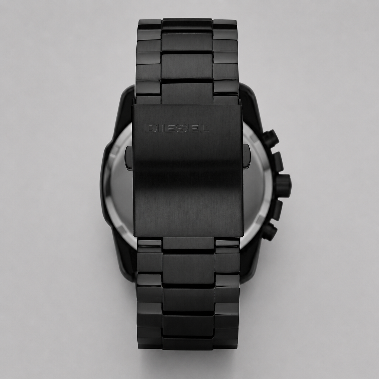 Mens Chronograph Black Ion Plated Stainless Steel Bracelet DZ4180