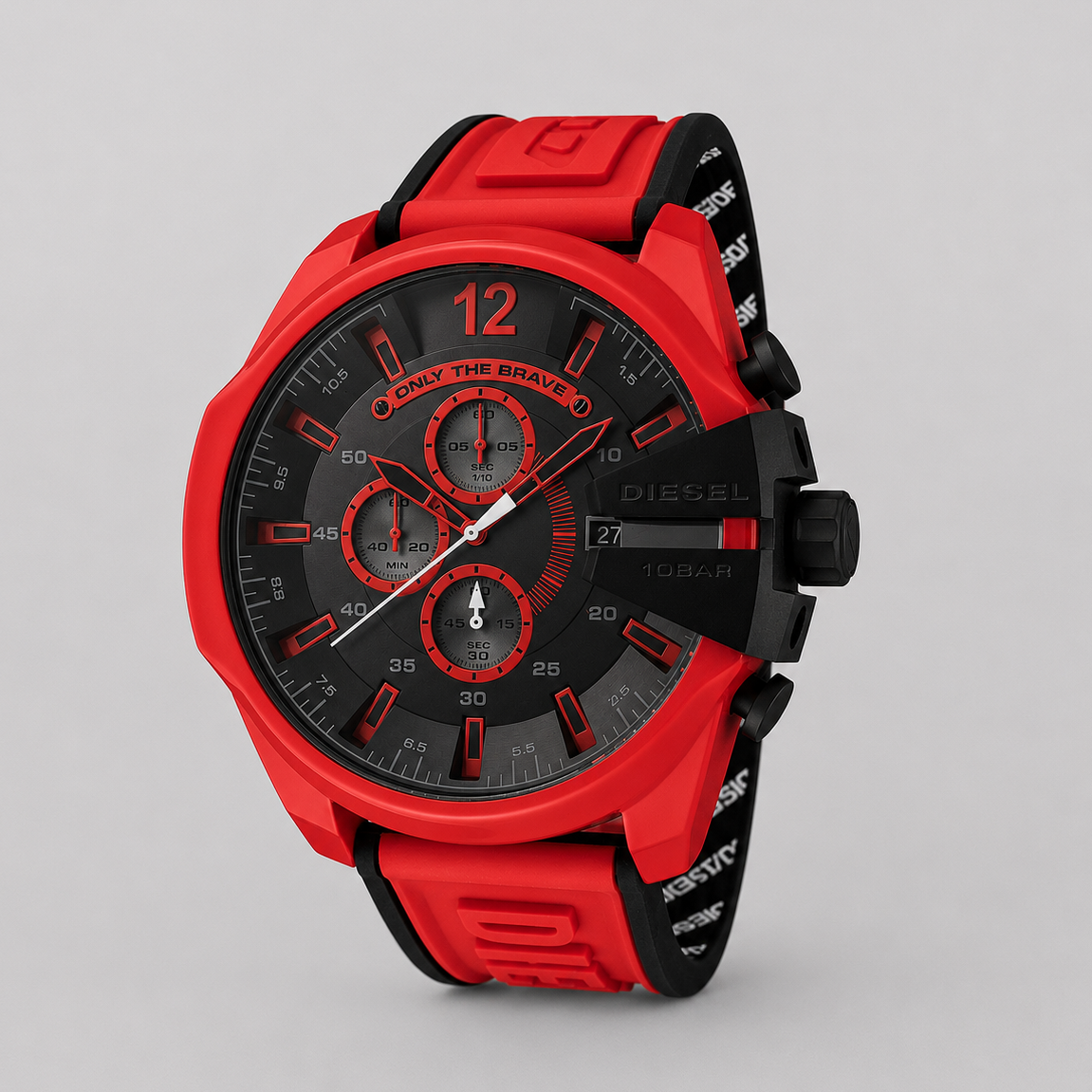 Diesel DZ4526 Mega Chief Red Watch