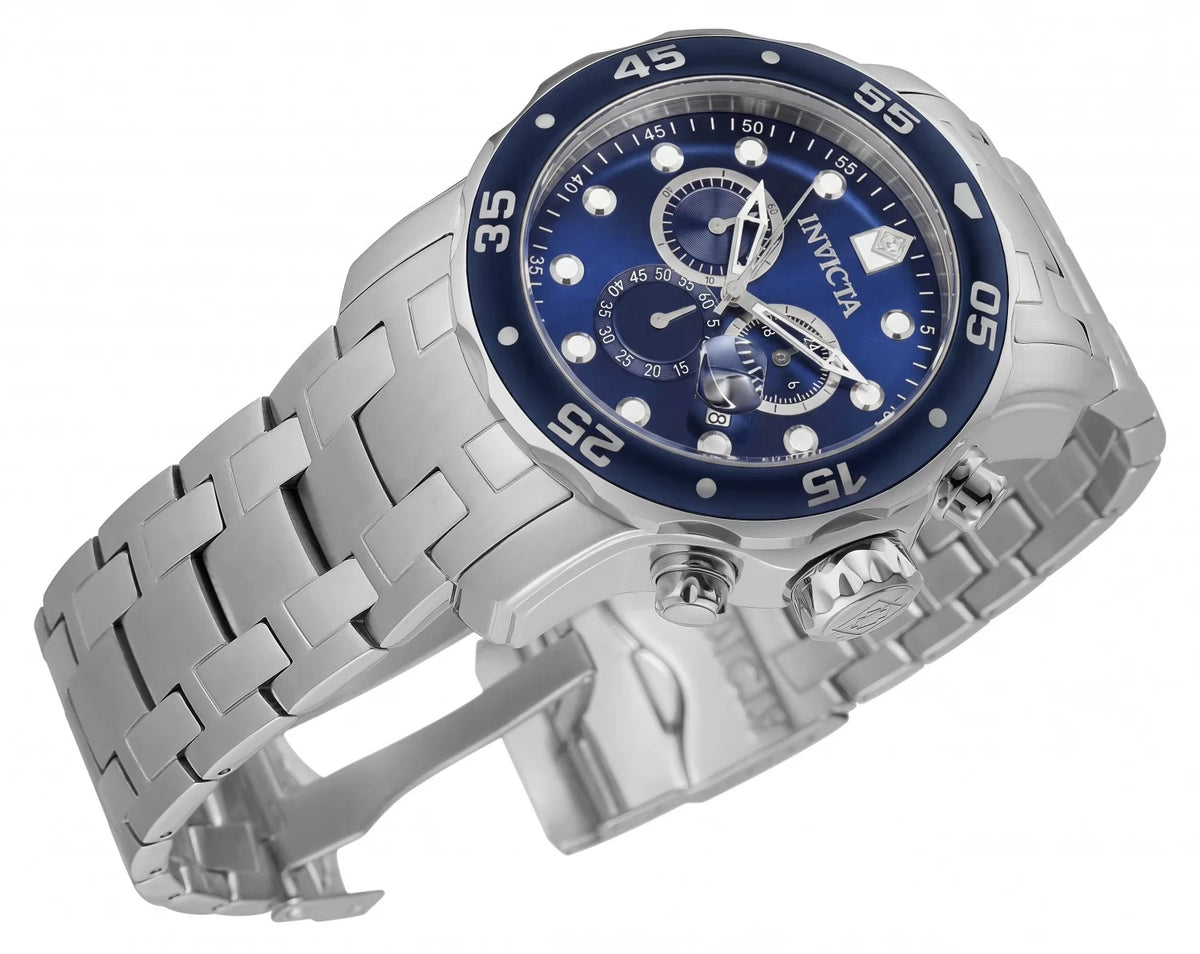 Invicta Pro Diver Scuba Men’s Chronograph Blue Dial 48mm – Model 0070