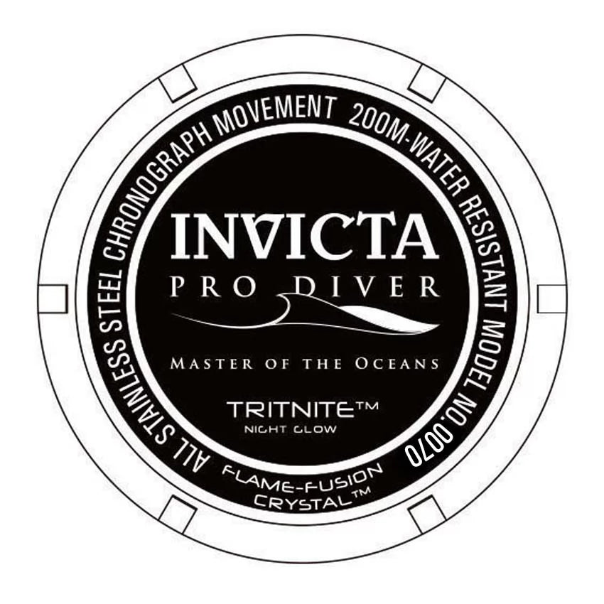Invicta Pro Diver Scuba Men’s Chronograph Blue Dial 48mm – Model 0070