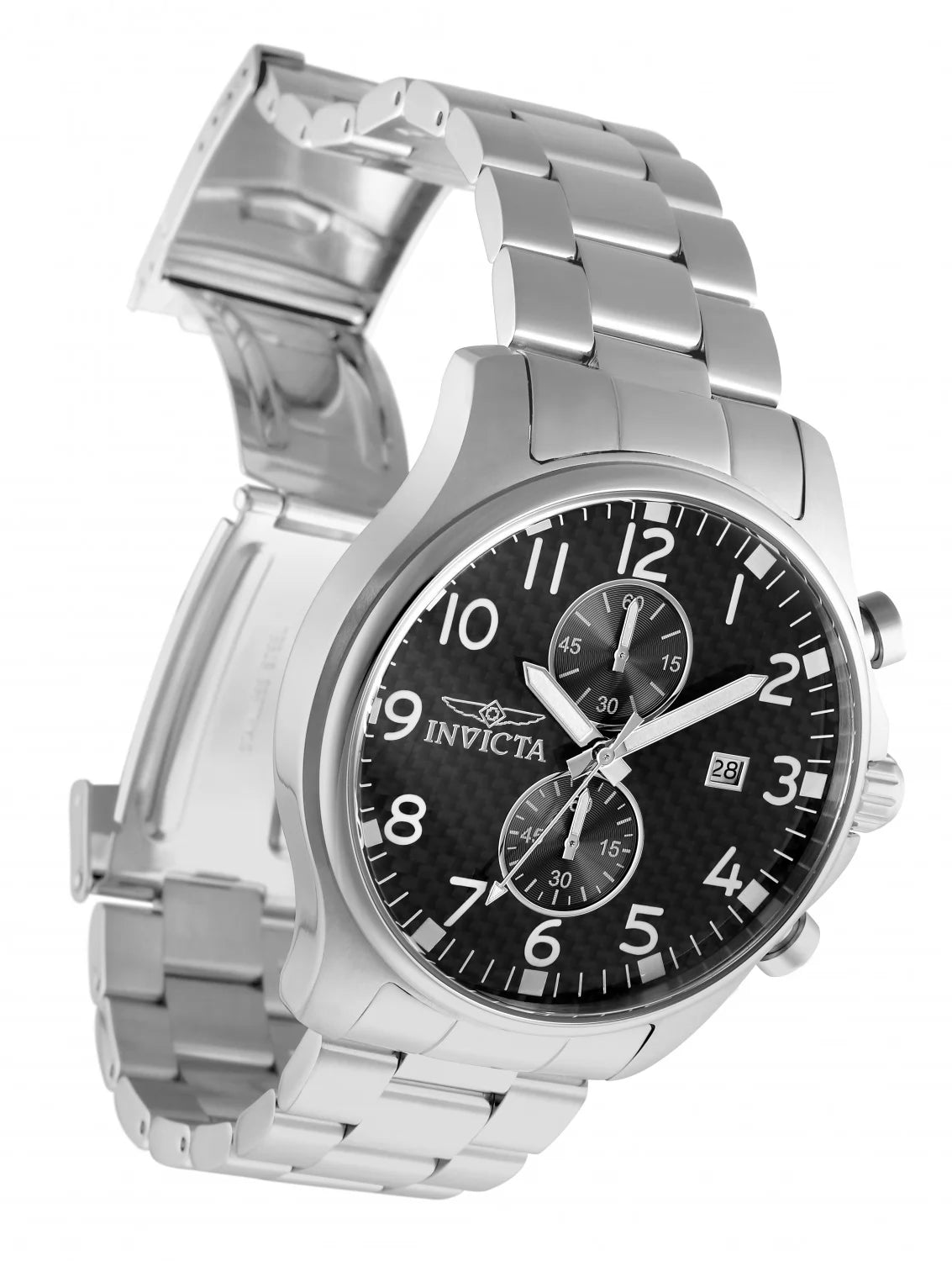 Invicta Men's 0379 Specialty Quartz Chronograph Black Dial Watch