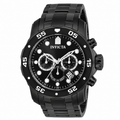 Invicta Men's 0076 Pro Diver Quartz Chronograph Black Dial Watch