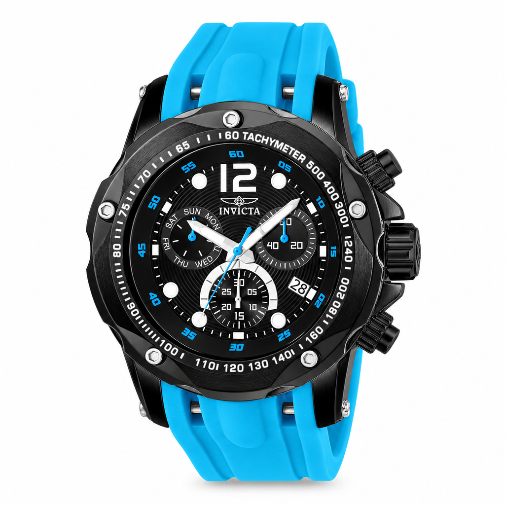 Invicta Men's 20075 Speedway Quartz Chronograph Black Dial Watch