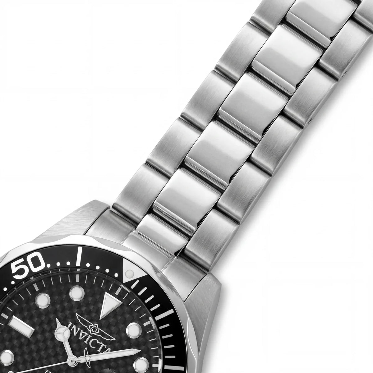 Invicta Women's 12562 Pro Diver Quartz 3 Hand Black Dial Watch